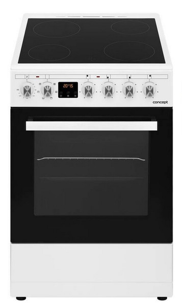 Concept SVE4050 Freistehend Ceramic hob A Weiß Küchenherd