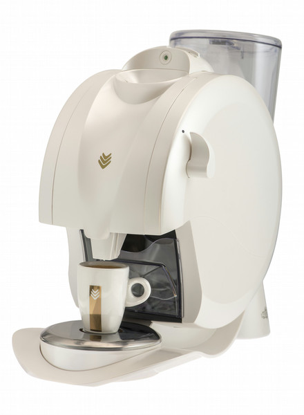 Rombouts Oh! Matic Freestanding Semi-auto Pod coffee machine 1.3L 1cups Pearl