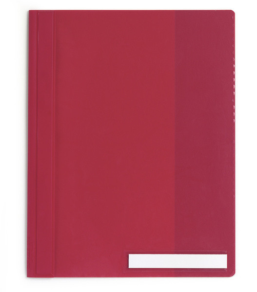 Durable CLEAR VIEW MANAGEMENT FILE A4 PVC Red,Transparent