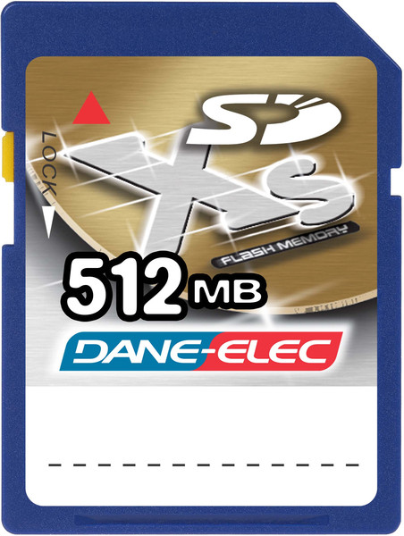 Dane-Elec SecureDigital XS 512Mb 0.5ГБ CompactFlash карта памяти