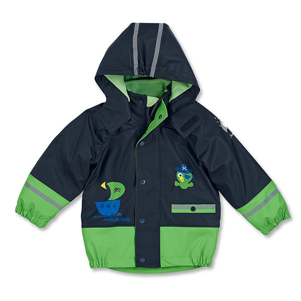 Sterntaler 5651610_300_74 Мальчик Куртка Полиэстер Черный, Зеленый дождевик для малыша