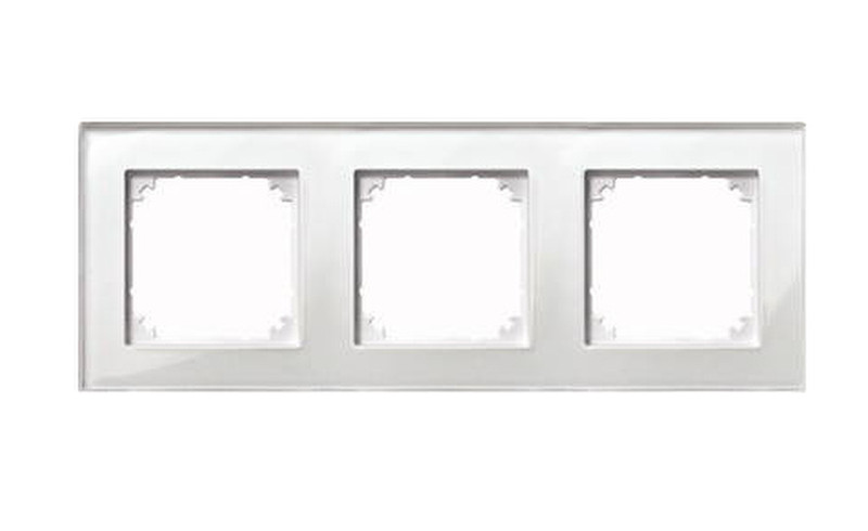 Merten 489319 White switch plate/outlet cover