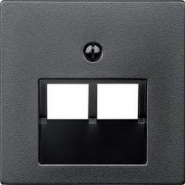 Merten 298014 Anthracite switch plate/outlet cover