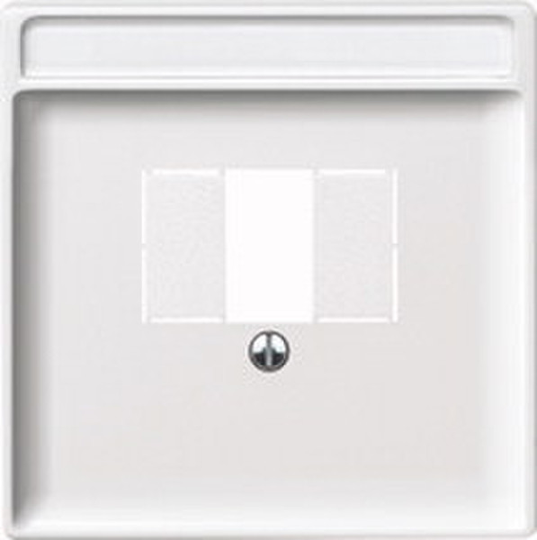 Merten 297819 White switch plate/outlet cover