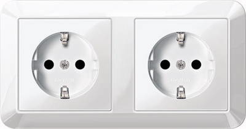 Merten MEG2328-1019 Schuko White socket-outlet