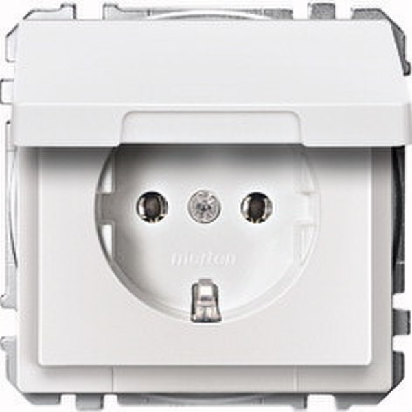 Merten MEG2311-4060 Schuko Aluminium socket-outlet