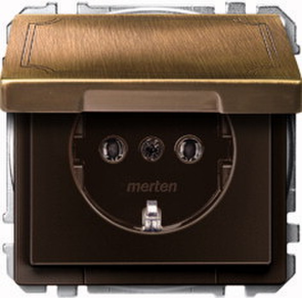 Merten MEG2311-4143 Schuko Brass socket-outlet