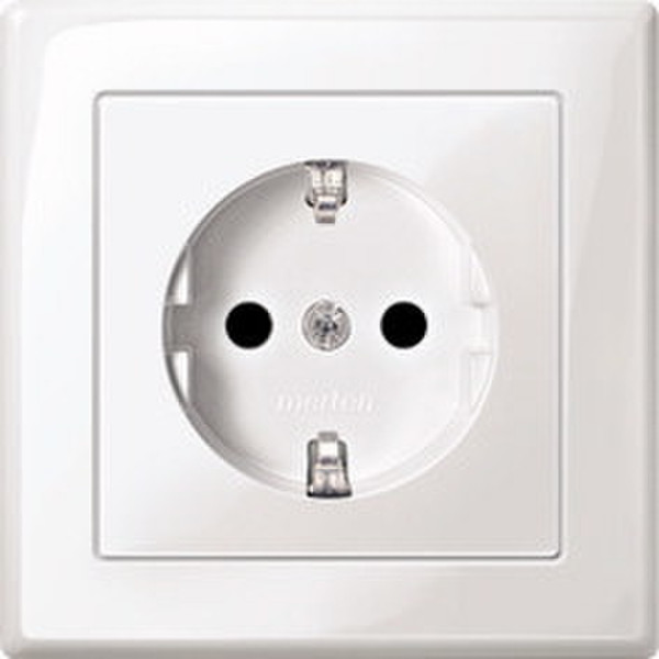 Merten MEG2300-1419 Schuko White socket-outlet