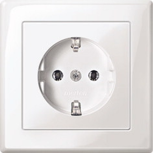 Merten MEG2301-1425 Schuko White socket-outlet