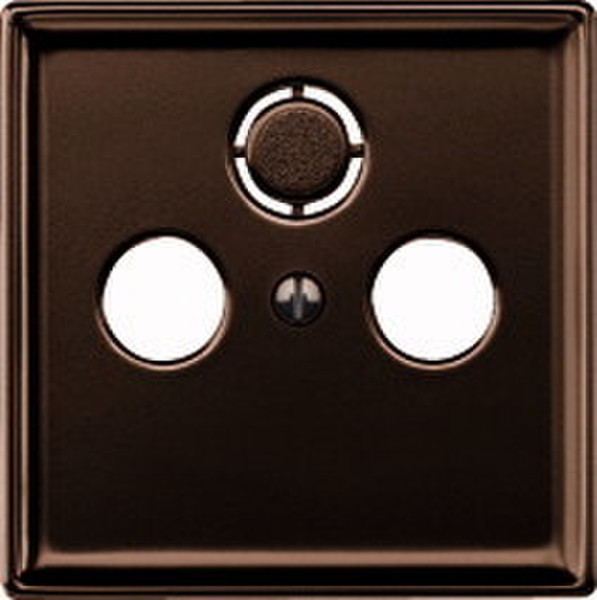 Merten 294115 Brass switch plate/outlet cover