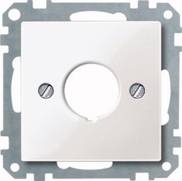 Merten 393819 White switch plate/outlet cover