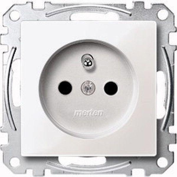 Merten MEG2500-0325 Type F (Schuko) White outlet box