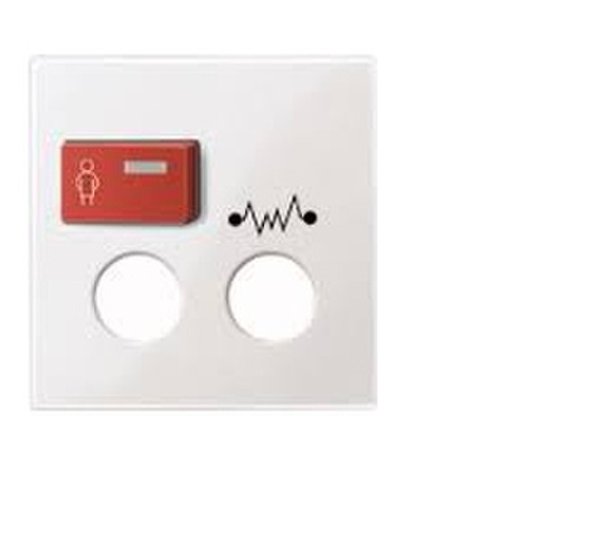 Merten 450319 White switch plate/outlet cover