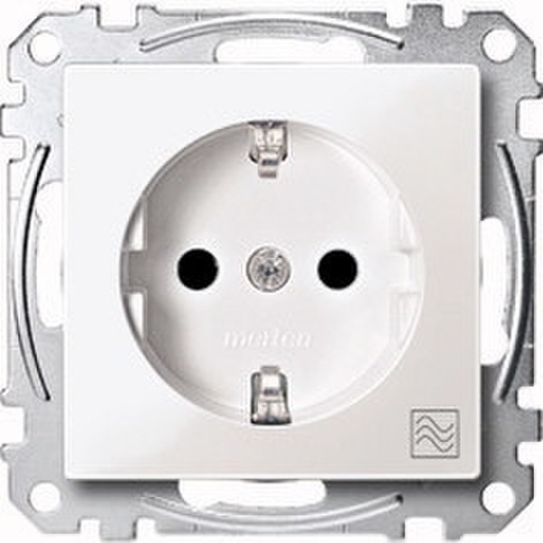 Merten MEG2356-0319 Type F (Schuko) White outlet box