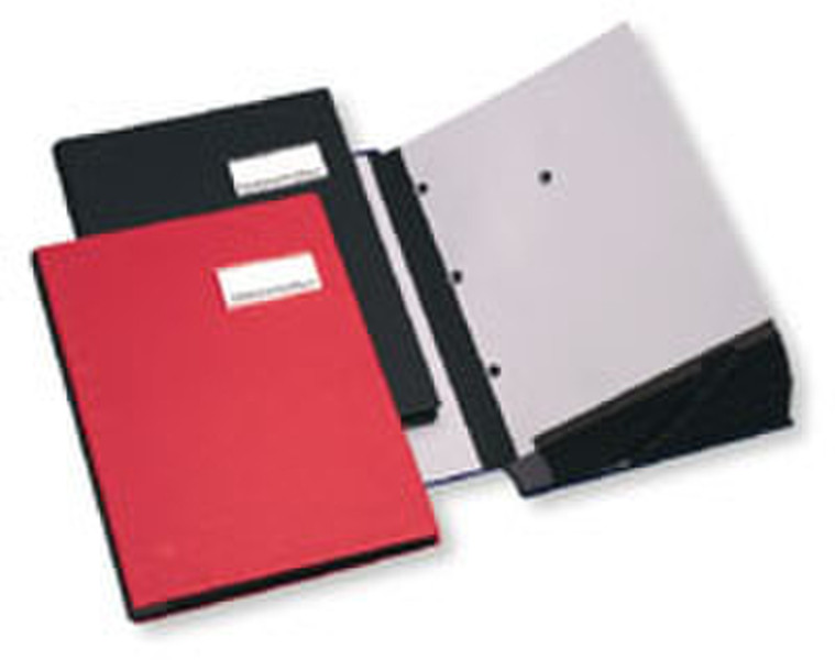 Elba Signature Book, 20 Compartments, PVC Red PVC Red document holder