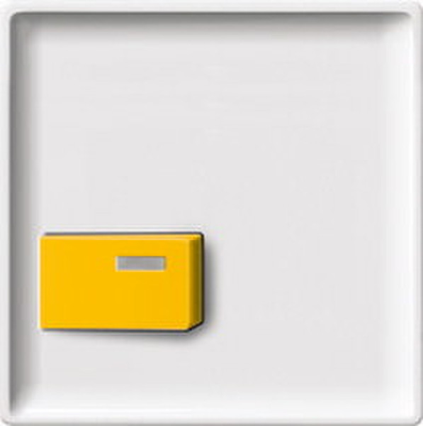 Merten 444144 White,Yellow electrical switch