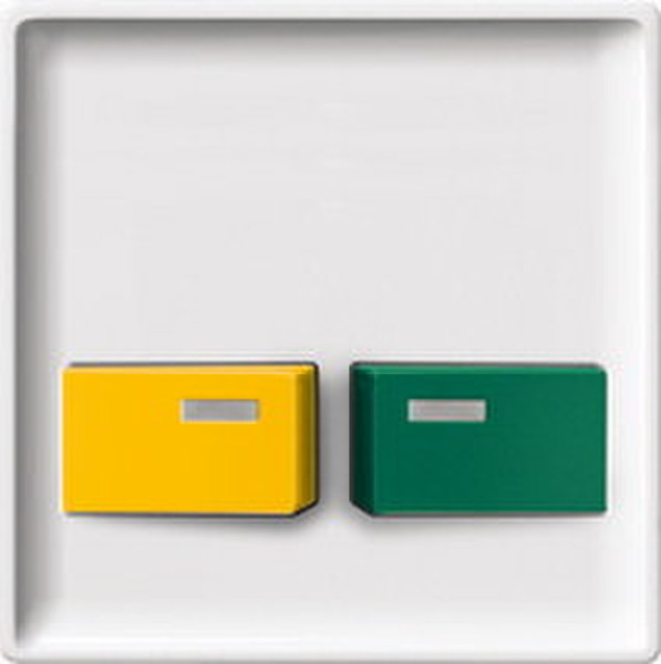 Merten 444219 Green,White,Yellow electrical switch