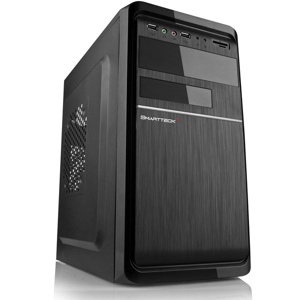 Smartteck BT-0ST-MI-SMATCASE Mini-Tower 420W Black,Silver computer case