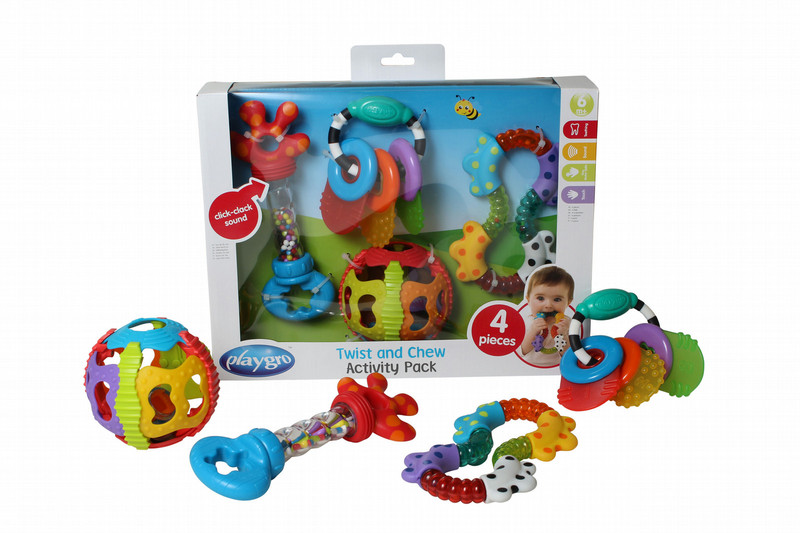 Playgro Twist and Chew Activity Pack Boy/Girl learning toy
