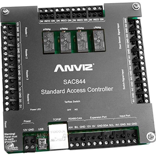Anviz SAC844 Black security access control system