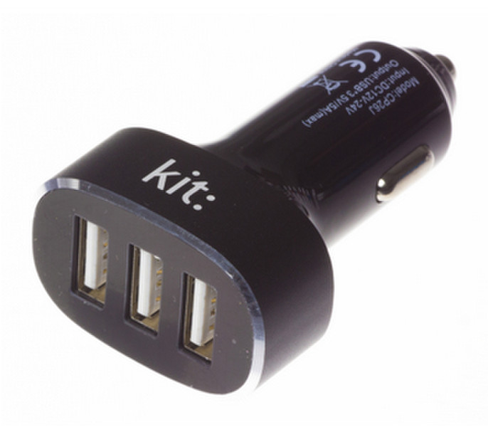 Kit USBCC5ABK Авто Черный зарядное для мобильных устройств