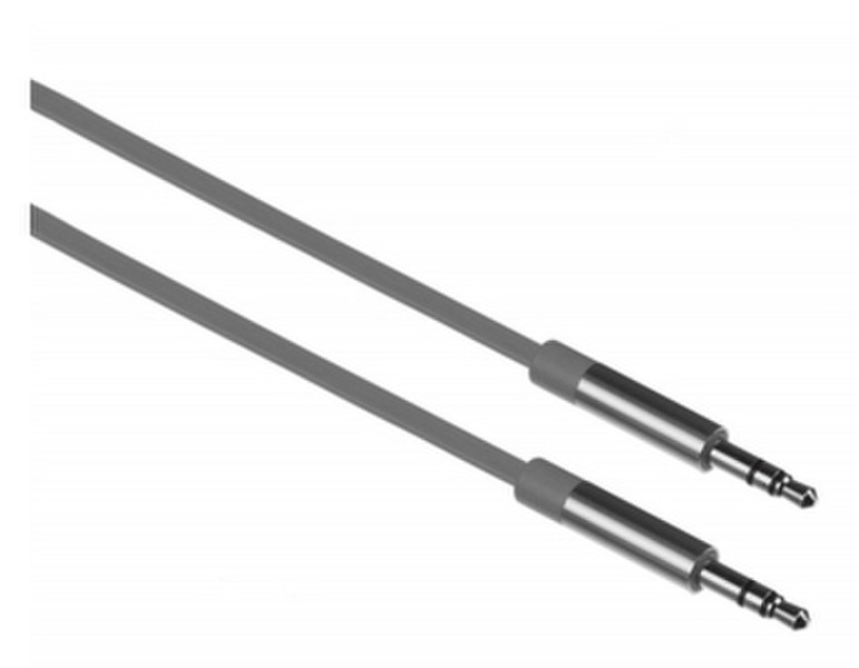 Kit AUXPGR 1м 3.5mm 3.5mm Серый аудио кабель