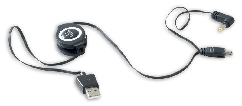 Qware Power and data charging cable 1м Черный кабель USB