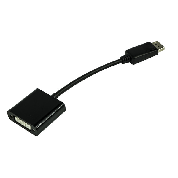 VisionTek 0.18m, DisplayPort/DVI-D 0.18м DisplayPort DVI-D Черный адаптер для видео кабеля
