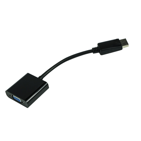 VisionTek 0.18m, DisplayPort/VGA 0.18м DisplayPort VGA (D-Sub) Черный адаптер для видео кабеля