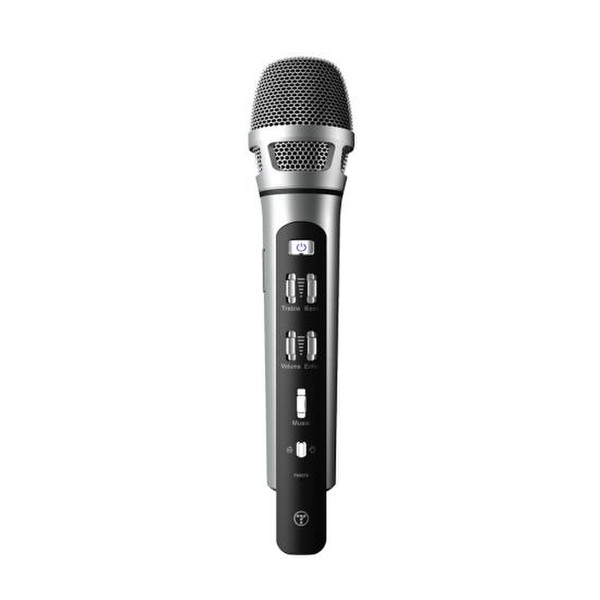 Pyle PKRK9CR Karaoke microphone Беспроводной Черный, Cеребряный микрофон