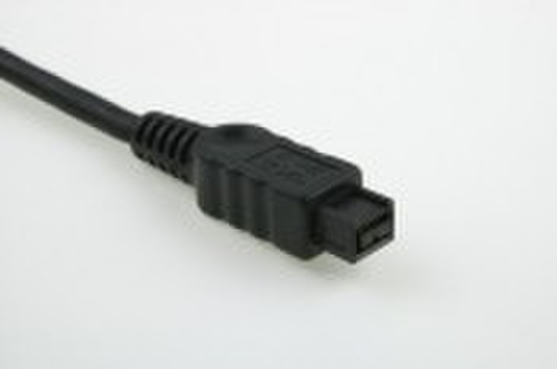 Iconn Firewire 9-4 Cable 1.8m Black 1.8m Schwarz Firewire-Kabel