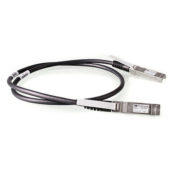 Hewlett Packard Enterprise X242 10G SFP+ 1m 1м SFP+ SFP+ Черный коаксиальный кабель