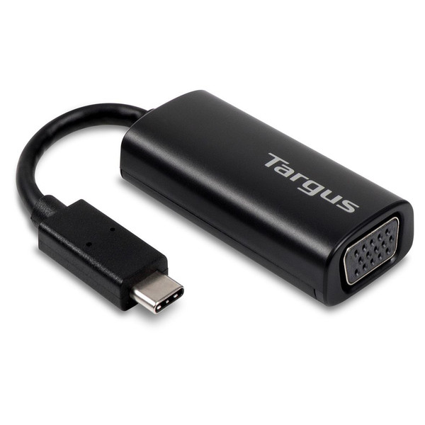Targus ACA934EUZ 0.17м USB C VGA (D-Sub) Черный адаптер для видео кабеля