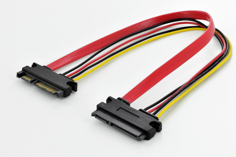ASSMANN Electronic AK-400206-003-M 0.3m SATA 22-pin SATA 22-pin Multicolour SATA cable