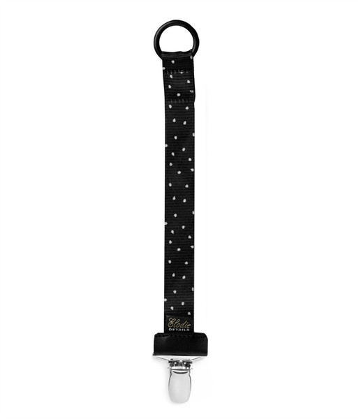 Elodie Details Dot Black Boy/Girl baby pacifier holder