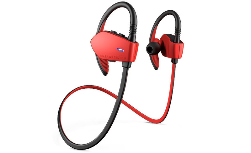 Energy Sistem Energy Earphones Sport 1 Bluetooth Заушины Стереофонический Черный, Красный
