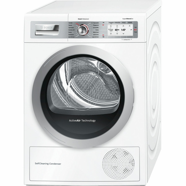 Bosch HomeProfessional WTY887W5 Freestanding Front-load 8kg A+++ White tumble dryer