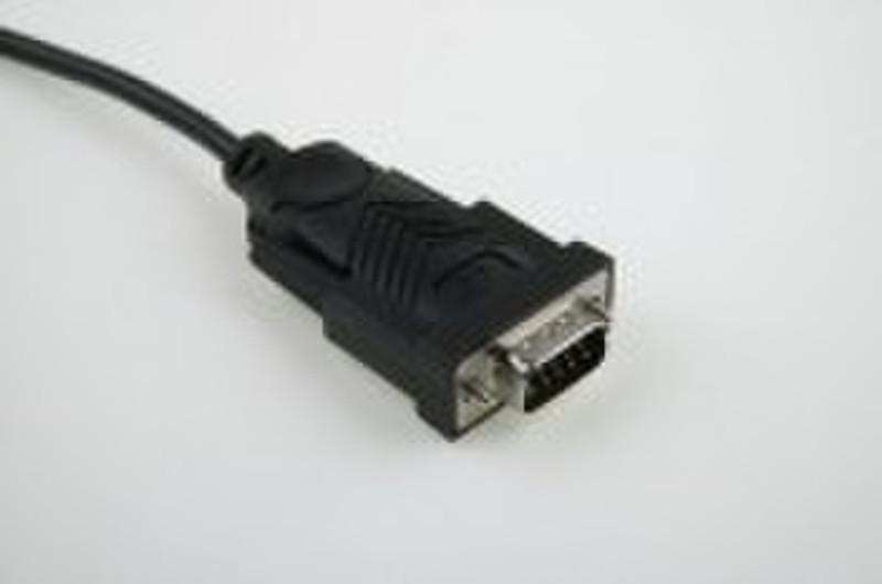 Iconn USB to Serial Cable, USB A Male – 9 pin Serial Male 1.8m Black 1.8м Черный кабель USB