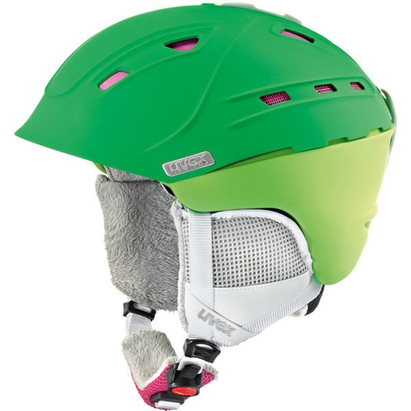 Uvex p2us WL Snowboard / Ski Acrylonitrile butadiene styrene (ABS),Expanded polystyrene (EPS) Green,Grey,Pink,White