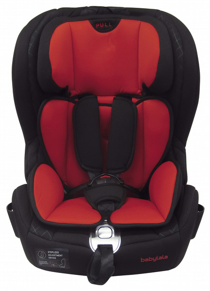 Babylala 15GR123W ISOFIX BL/BE 1-2-3 (9 - 36 kg; 9 Monate - 12 Jahre) Schwarz, Rot Autositz für Babys