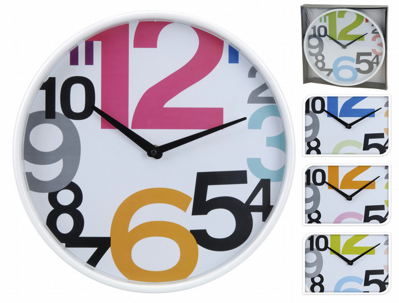 Koopman International BV YP7164220 Mechanical wall clock Circle Multicolour wall clock