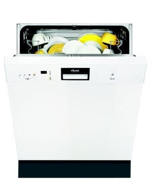 Faure FDI26010WA Semi built-in 13place settings A++ dishwasher
