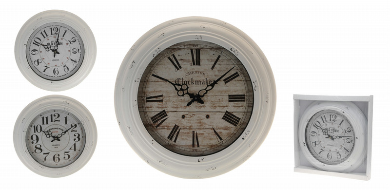 Koopman International BV Y36200100 Mechanical wall clock Circle Black,White wall clock