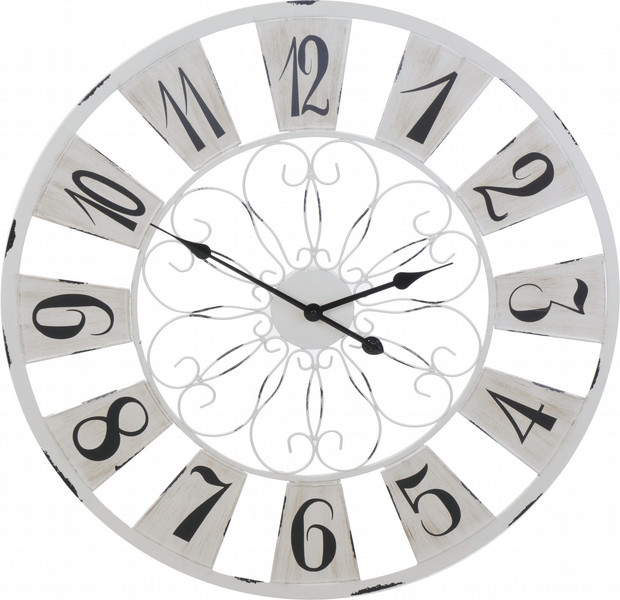 Koopman International BV HZ1700120 Mechanical wall clock Circle Black,White wall clock