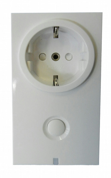Popp Wall Plug Switch Indoor 1AC outlet(s) Weiß Spannungsschutz