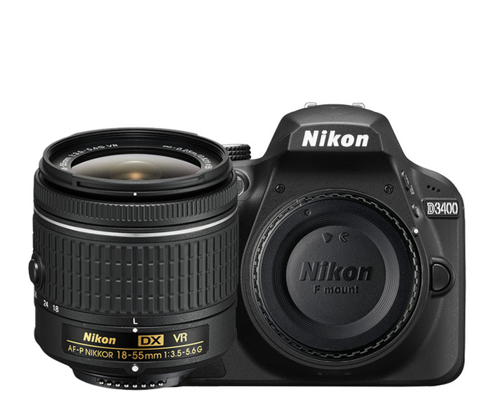 Nikon D3400 + 18-55mm VR + 8GB SD 24.2MP CMOS 6000 x 4000pixels