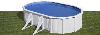 Gre KITPROV618B Frame Oval 23281L Blue,White above ground pool