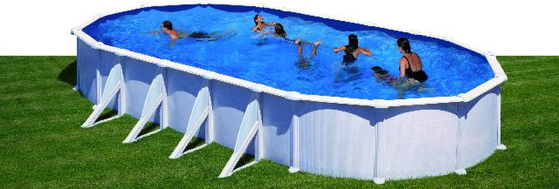 Gre KITPROV918B Frame Oval 43595L Blue,White above ground pool