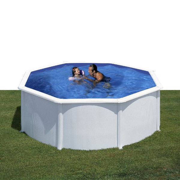 Gre KIT240ECOB Frame Round 4750L Blue,White above ground pool