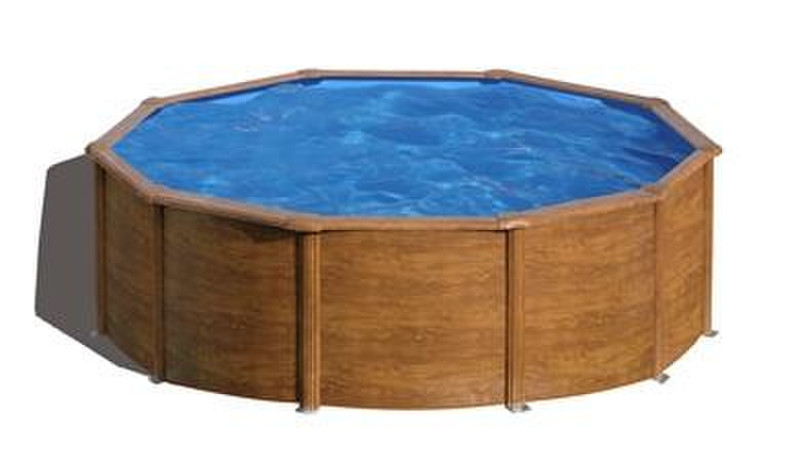 Gre KITPR353W Frame Round 10102L Blue,Wood above ground pool